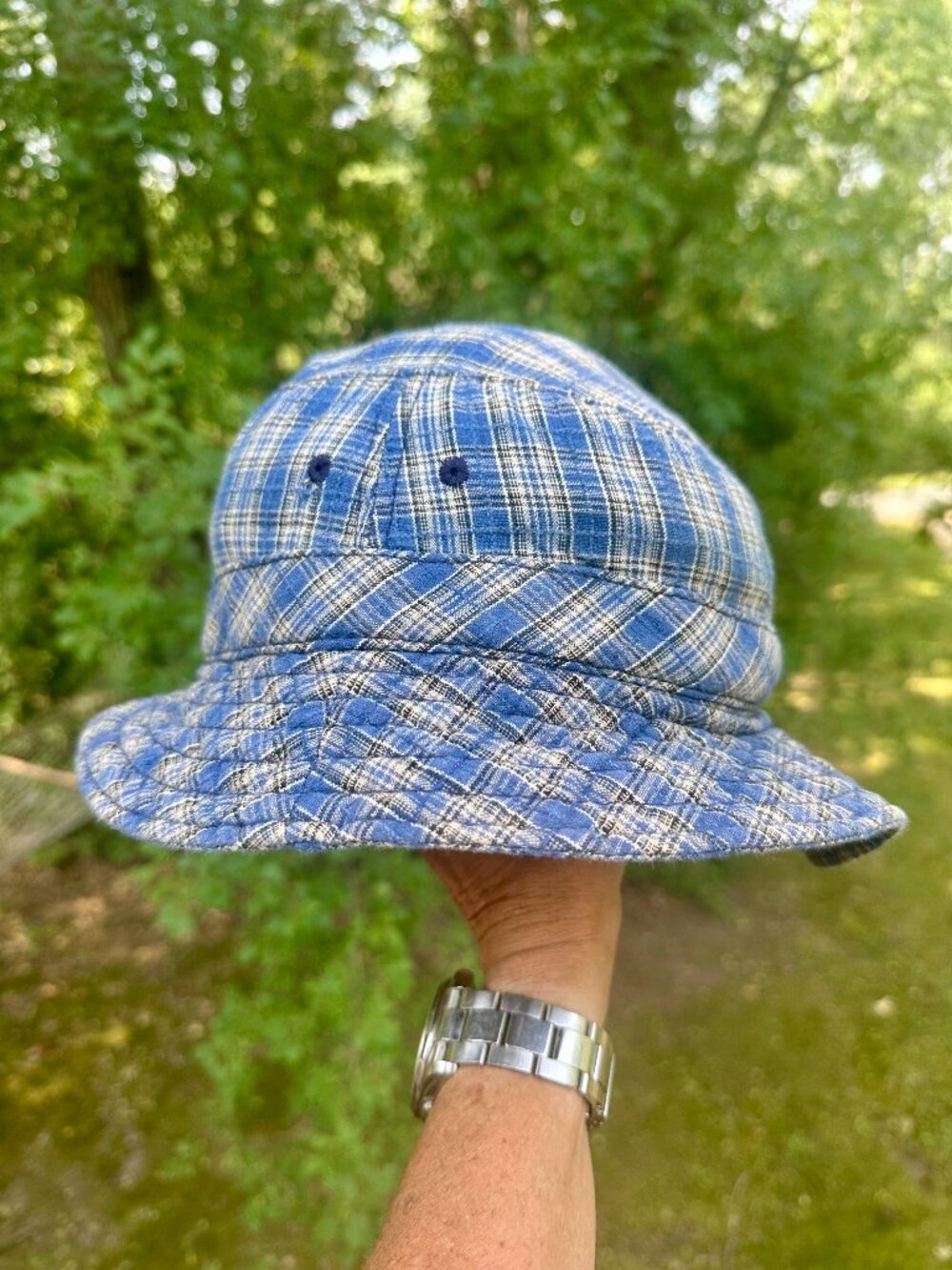 Vintage Nike Bucket Hat Plaid